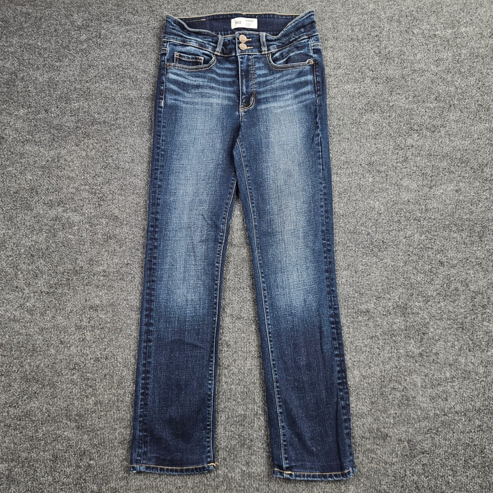 Buckle BKE Parker Straight Leg Jeans Women's 26 Universal Fit High Rise Hemmed